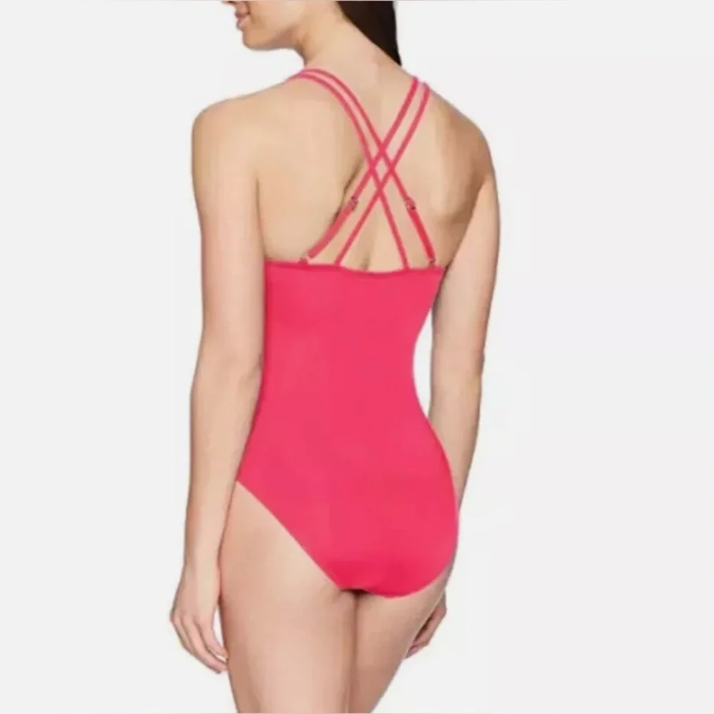 La Blanca “Island Goddess” One Piece Swimsuit in pink - Picture 12 of 13